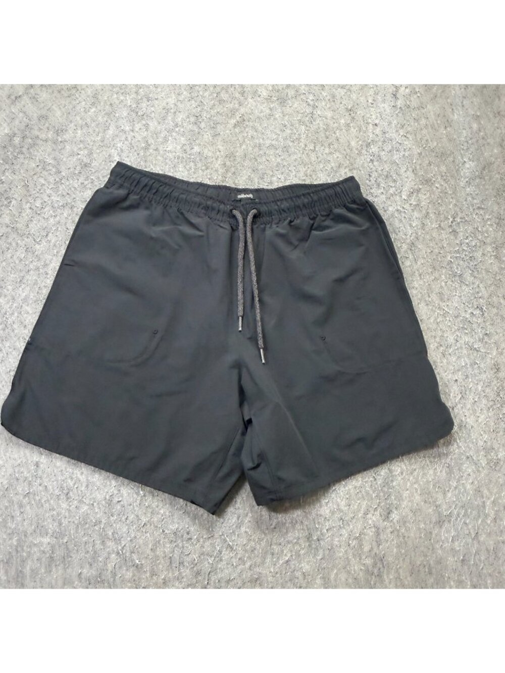 Allbirds Shorts Men M Black Performance 7" Wool Nylon Stretch Athletic Unlined
